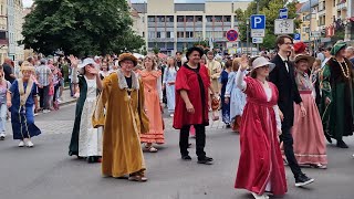 Festumzug der Schlossfestspiele Merseburg 2024 [upl. by Rawde192]