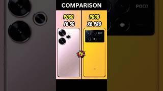 poco f6 vs poco x6 pro  main features comparison [upl. by Zuzana]