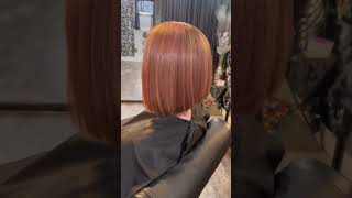 Rose gold hair transformation Vancouver Washington hair salon beesambeauty [upl. by Aihseyn619]