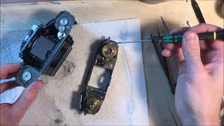 Contaflex IV CLA Repair part 67  Cleaning the body [upl. by Kcirrek]