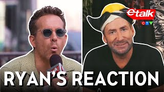 Nickelback shocks Ryan Reynolds with Deadpool amp Wolverine cosplay  Etalk [upl. by Sabsay]