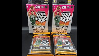 202021 Panini Mosaic Basketball Pack Opening Hanger Box and Cello Packs Lamelo Rookies [upl. by Burget]