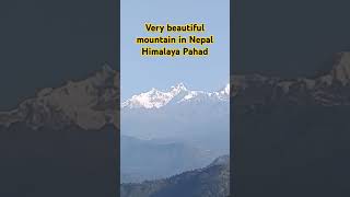 Very beautiful mountain in Nepal Himalaya Pahadviralvideo beautiful shots [upl. by Hanford635]