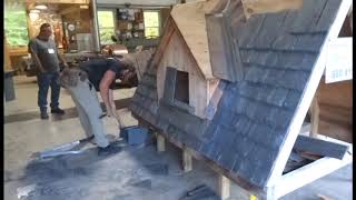 Part 6  Ridge Cap  Greenstone Slate  SlateTec slate roof Installation system video series [upl. by Atiuqam808]