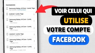 Comment Savoir les appareils connectés à mon Facebook et les déconnectés [upl. by Yaron]