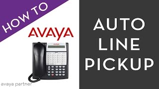 Avaya Partner Auto Line pickup [upl. by Rosenblast36]