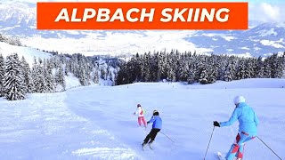 Alpbach Skiing  Alpbach Austria  Skiing [upl. by Edrick]