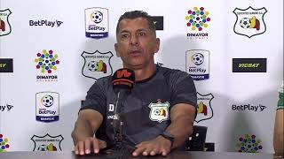 Rueda de prensa de Deportes Quindío tras su partido ante Internacional FC [upl. by Johnath404]