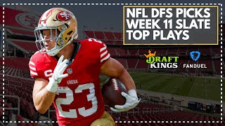 NFL DFS Picks Week 11 2024 Main Slate  Top Picks for DraftKings amp FanDuel [upl. by Spalla]