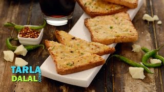 चिल्ली चीज टोस्ट Chilli Cheese Toast by Tarla Dalal [upl. by Adal]