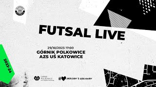 Górnik Polkowice vs AZS UŚ Katowice 1 Liga Futsalu LIVE [upl. by Skiba250]