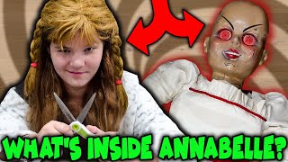 Whats Inside Annabelle Cutting Open Creepy Dolls Part [upl. by Retsel]