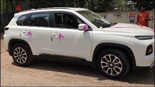 new car Pooja Grand vitara New member newcar grandvitara carvlog new car delivery cardelivery [upl. by Notsnhoj]