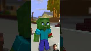 knocking door songs minecraftmemes minecraft zombievillager minecraftanimation animation [upl. by Latoye]