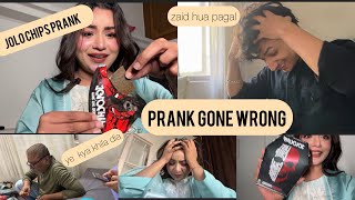 Jolo Chips prank  Prank gone wrong duniya ki sabse zyada mirche [upl. by Aranat]