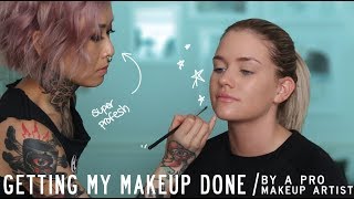 HOW TO DO MAKEUP ON A CLIENT  TIPS  TRICKS  Samantha Ravndahl [upl. by Releyks]