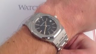 Audemars Piguet Royal Oak 14790ST Luxury Watch Review [upl. by Ailaroc]