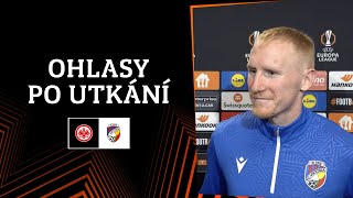 OHLASY Hrdina večera Václav Jemelka hodnotí úvodní duel proti Eintrachtu Frankfurt [upl. by Geof]