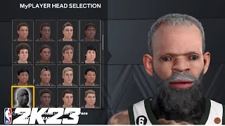 NEW BEST UGLY FACE CREATION IN NBA2K23 [upl. by Koralle464]