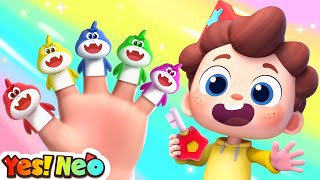 Baby Shark Colorful Rooms  Learn Colors with Baby Shark  Nursery Rhymes amp Kids Songs  Yes Neo [upl. by Nahtnahoj]