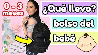 ¿QUÉ LLEVO EN MI PAÑALERA  BOLSO DE LA BEBÉ LIEBE MAMI [upl. by Camarata]