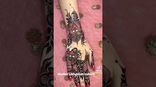 Kashees mehandi design step by step design mehndi henna easymehandi [upl. by Akeimat]