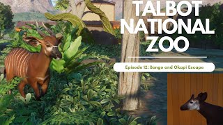 Bongo and Okapi Escape  Talbot National Zoo  Planet Zoo  Episode 12 [upl. by Olimac]