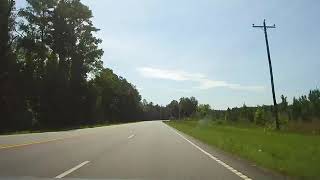 Driving on US 301 in Georgia from Glennville to Ludowici [upl. by Demah]