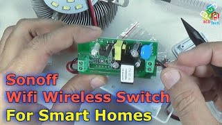 HindiAudioSonoff DIY Wifi Wireless Switch for Smart Homes [upl. by Asilanna]