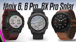 Garmin fēnix 6  6 Pro  6X Pro Solar  All the details [upl. by Ehman]