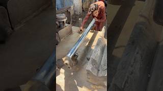 Oldest way of straightening hydraulic jack youtubeshorts shortsfeed foryou [upl. by Avlasor]