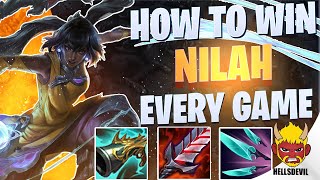 WILD RIFT  How To Win Games With Nilah  Challenger Nilah Gameplay  Guide amp Build [upl. by Rena]