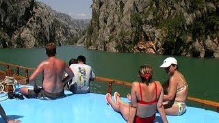 Türkei  Side  Manavgat Wasserfälle  Bootsfahrt auf dem Stausee  Türkische Riviera [upl. by Nauq]