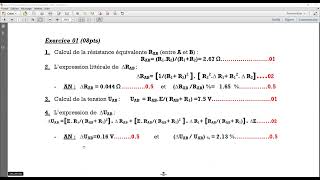 Examen avec correction Module Mesure électrique et électroniqueL2S4 [upl. by Osi]