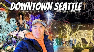 Sparkling Magic Westlake Center Holiday Lights Spectacle 4K [upl. by Colby374]