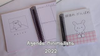 DIY Agenda minimalista 2022  Imprimible [upl. by Schwerin]