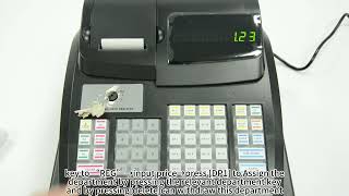 How to work electronic cash register easily  ECR100 [upl. by Auahsoj723]