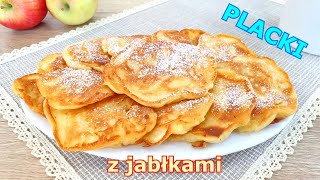 Przepyszne racuchy na kefirze z jabłkami jak u babci 👌 łatwe puszyste i delikatne placki 🍎 [upl. by Zoltai]