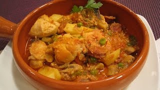 Cómetelo  Pollo en salsa con patatas [upl. by Idelle]