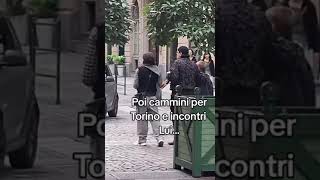 Renato Zero a passeggio per Torino [upl. by Namsaj]