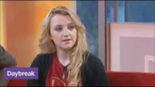 11th april 2011 Evanna Lynch and Matthew Lewis on Daybreak [upl. by Yeltihw378]