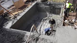 Shotcrete pool [upl. by Namyac]