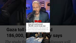 BREAKING Palestinian death toll in Gaza could EXCEED 186000  SecularTalk kylekulinski shorts [upl. by Shama860]