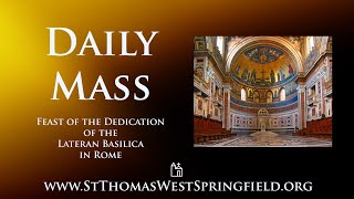 Daily Mass Saturday November 9 2024 [upl. by Bunting19]