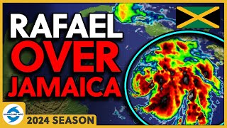 Rafael over Jamaica heading toward the Cayman Islands Hurricane Rafael [upl. by Anertak917]