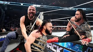 WWE 22 Oct 2024 Dean Ambrose return to help Roman Reigns amp attack Jacob fatu amp Solo sikoa Highlights [upl. by Lemor468]