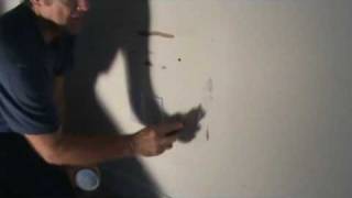 How to patch drywall installing the lightweight spackle [upl. by Darom]