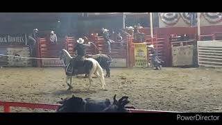 Bull Riding Painted Pony Rodeo 81121 Lake Luzerne NY [upl. by Hewart543]