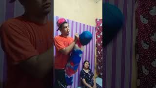 Bantal gulingpikiran traveling funnyvideos ngakakak ngakaklucu comedy [upl. by Rolyat]