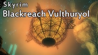 Skyrim  Blackreach Dragon Vulthuryol Spoiler Alert [upl. by Hayifas]